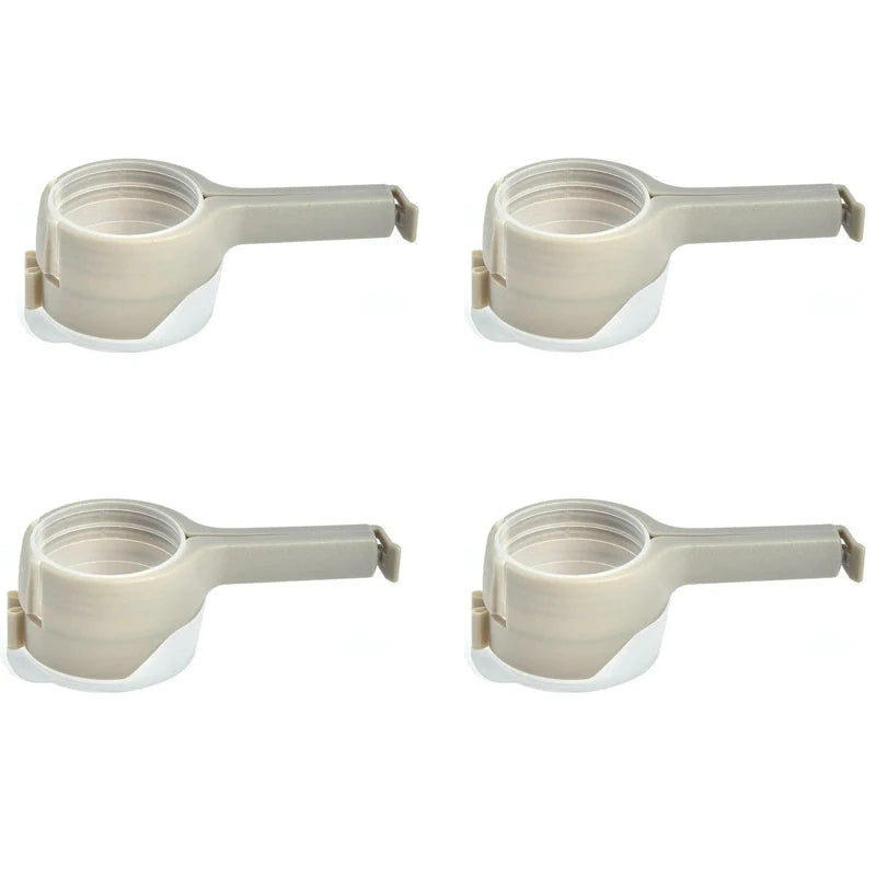 Bag Clips for Food Storage Sealing Clips with Pour Spouts Kitchen Chip Bag Clips Plastic Cap Sealer Clip Kitchen Storage