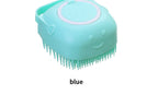 Pet Bathing Brush Soft Silicone Massager Shower Gel Bathing Brush Clean Tools Comb Dog Cat Cleaning Grooming Supplies