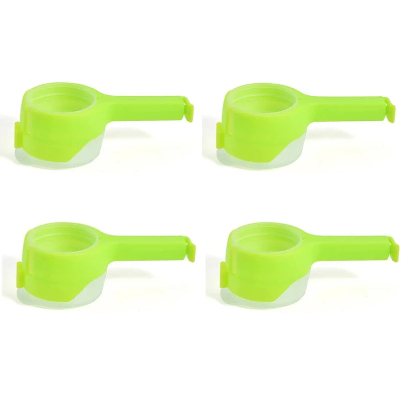 Bag Clips for Food Storage Sealing Clips with Pour Spouts Kitchen Chip Bag Clips Plastic Cap Sealer Clip Kitchen Storage