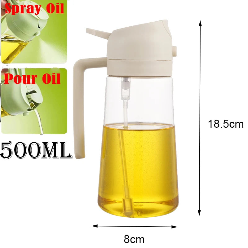 2in1 500ml Plastic oil sprayer