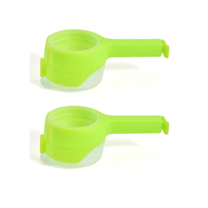 Bag Clips for Food Storage Sealing Clips with Pour Spouts Kitchen Chip Bag Clips Plastic Cap Sealer Clip Kitchen Storage