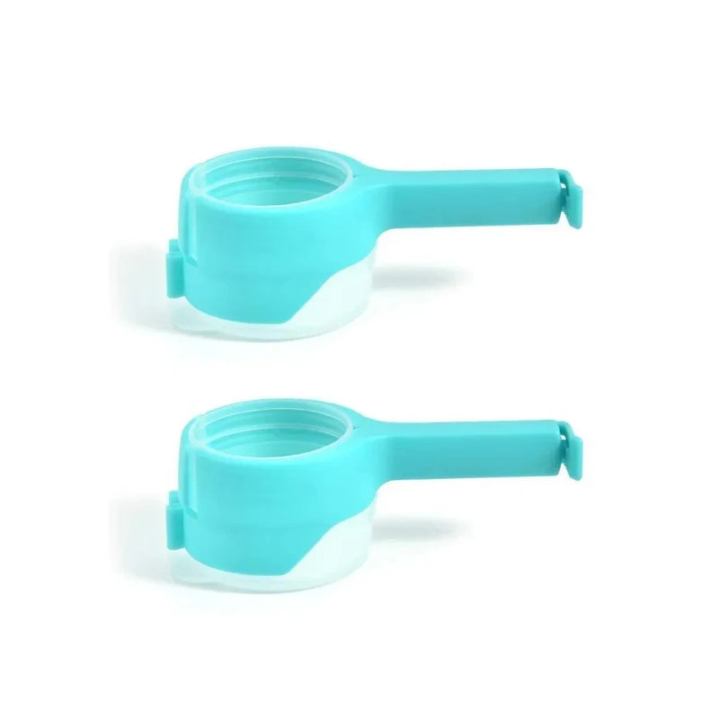 Bag Clips for Food Storage Sealing Clips with Pour Spouts Kitchen Chip Bag Clips Plastic Cap Sealer Clip Kitchen Storage