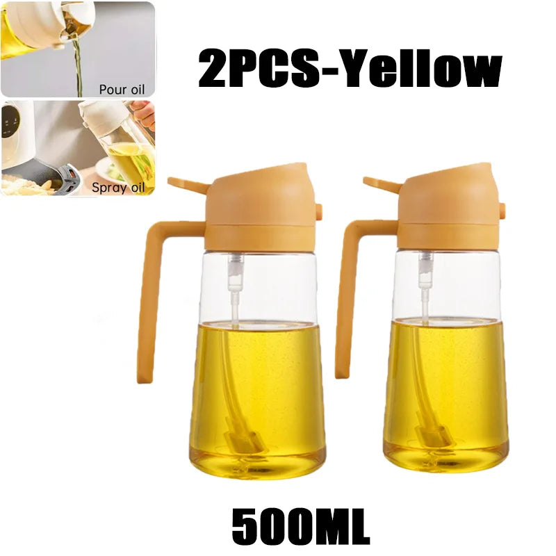 2in1 500ml Plastic oil sprayer