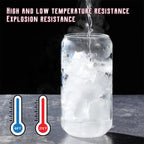 Glass Cup With Lid And Straw Transparent Bubble